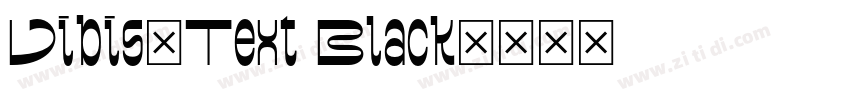 Vibis_Text Black字体转换